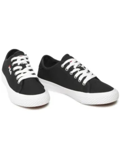 FILA - Sneakers nera in tela con lacci, numerata 36/39 - POINTER CLASSIC TEENS