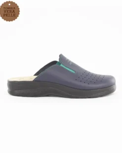 FLY FLOT- Ciabatta sanitaria in VERA PELLE,  MADE IN ITALY