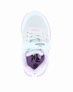 FROZEN - Sneakers celeste da bimba con luci e strappo, numerata 20/25