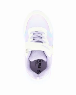 FROZEN - Sneakers lilla da bambina con luci e strappo, numerata 24/30