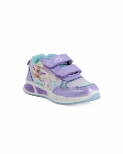 FROZEN  - Sneakers lilla da bambina con luci e strappi
