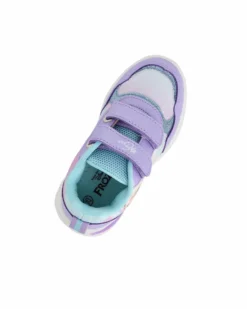 FROZEN  - Sneakers lilla da bambina con luci e strappi