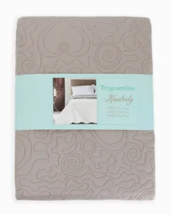 FZ - Trapuntino una piazza tortora trama kimberly, 170x250CM