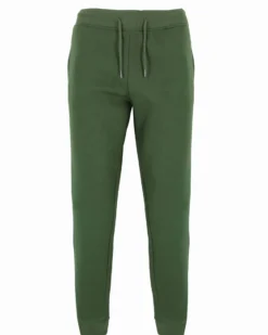 GIANMARCO VENTURI - Pantalone felpa verde militare da uomo
