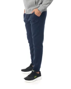 GIANMARCO VENTURI - Pantalone felpa blu scuro da uomo