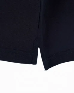 GIANMARCO VENTURI - Polo mezza manica blu scuro