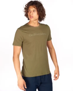 GIANMARCO VENTURI - Tshirt manica corta beige da uomo