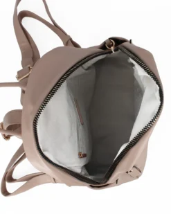 GIANMARCO VENTURI - ZAINO BEIGE SCURO  ZIP GRANDE