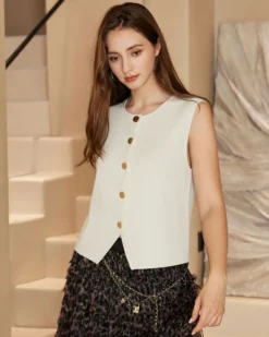 GILET A MAGLIA