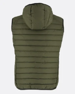 GILET CON CAPPUCCIO RIP STOP