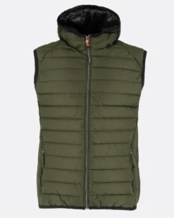 GILET CON CAPPUCCIO RIP STOP