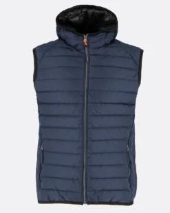 GILET CON CAPPUCCIO RIP STOP