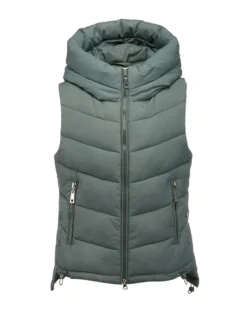 GILET IMBOTTITO CON CAPPUCCIO