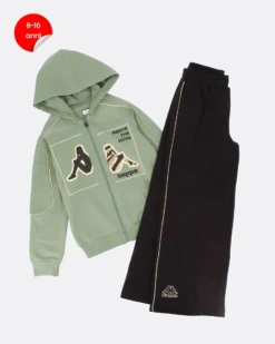 GIRL TUTA FULL ZIP CON CAPPUCCIO