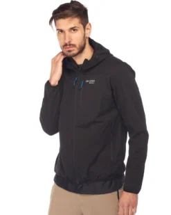 GIUBBINO C/CAPP.SOFTSHELL BLACK