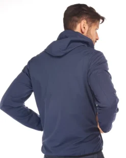 GIUBBINO C/CAPP.SOFTSHELL NAVY BLUE
