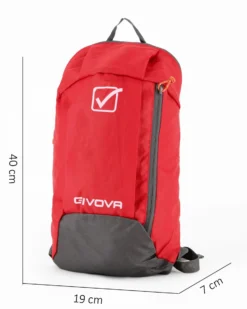 GIVOVA - ZAINO CAPO ROSSO
