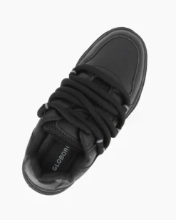 GLOBO ROSA - Sneakers nera con lacci a corda