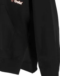 GOLA - FELPA NERA FULL ZIP CON CAPPUCCIO DA DONNA
