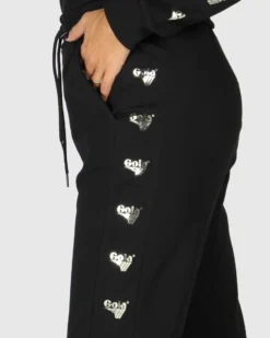 GOLA - PANTALONE FELPA NERO DA DONNA