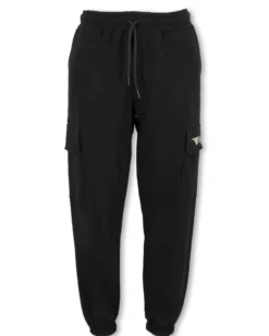 GOLA -PANTALONE NERO DA DONNA CON TASCONI E POLSINO