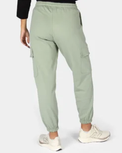 GOLA -PANTALONE VERDE CHIARO DA DONNA CON TASCONI E POLSINO