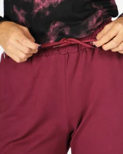 GOLA - PANTALONE VIOLA DA DONNA CON ARRICCIO