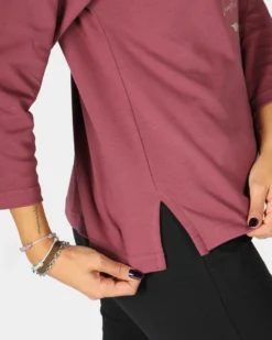GOLA - TSHIRT PRUGNA MANICA A 3/4 CON SCRITTE