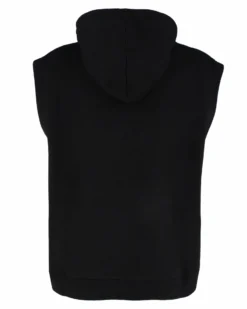 GOLA - UOMO GILET NERA IN FELPA FULL ZIP