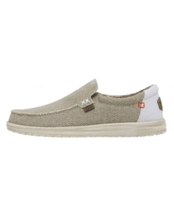 HEY DUDE- SCARPA MIKKA BRAIDED,  BEIGE E BIANCA - 40124-1LB