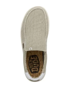 HEY DUDE- SCARPA MIKKA BRAIDED, BEIGE E BIANCA - 40124-1LB