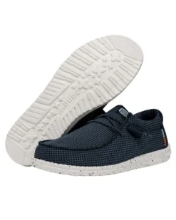 HEY DUDE- SCARPA WALLY SPORT MESH, BLU - 40403-410