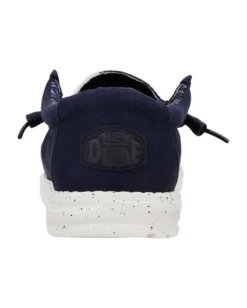 HEY DUDE- SCARPA WALLY STRETCH CANVAS, BLU - 40700-410