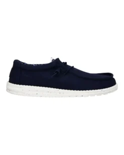 HEY DUDE- SCARPA WALLY STRETCH CANVAS, BLU - 40700-410