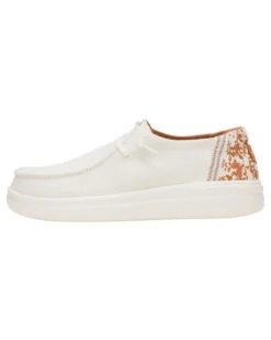 HEY DUDE- SCARPA WENDY RISE ANIMAL, BIANCA - 43780-94S