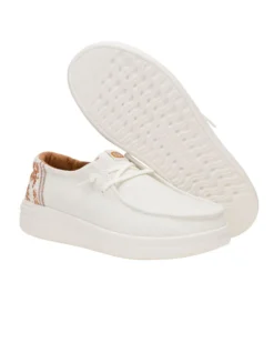 HEY DUDE- SCARPA WENDY RISE ANIMAL, BIANCA - 43780-94S
