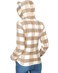 JACKET C/CAPP.EMMA BEIGE AOP TARTAN