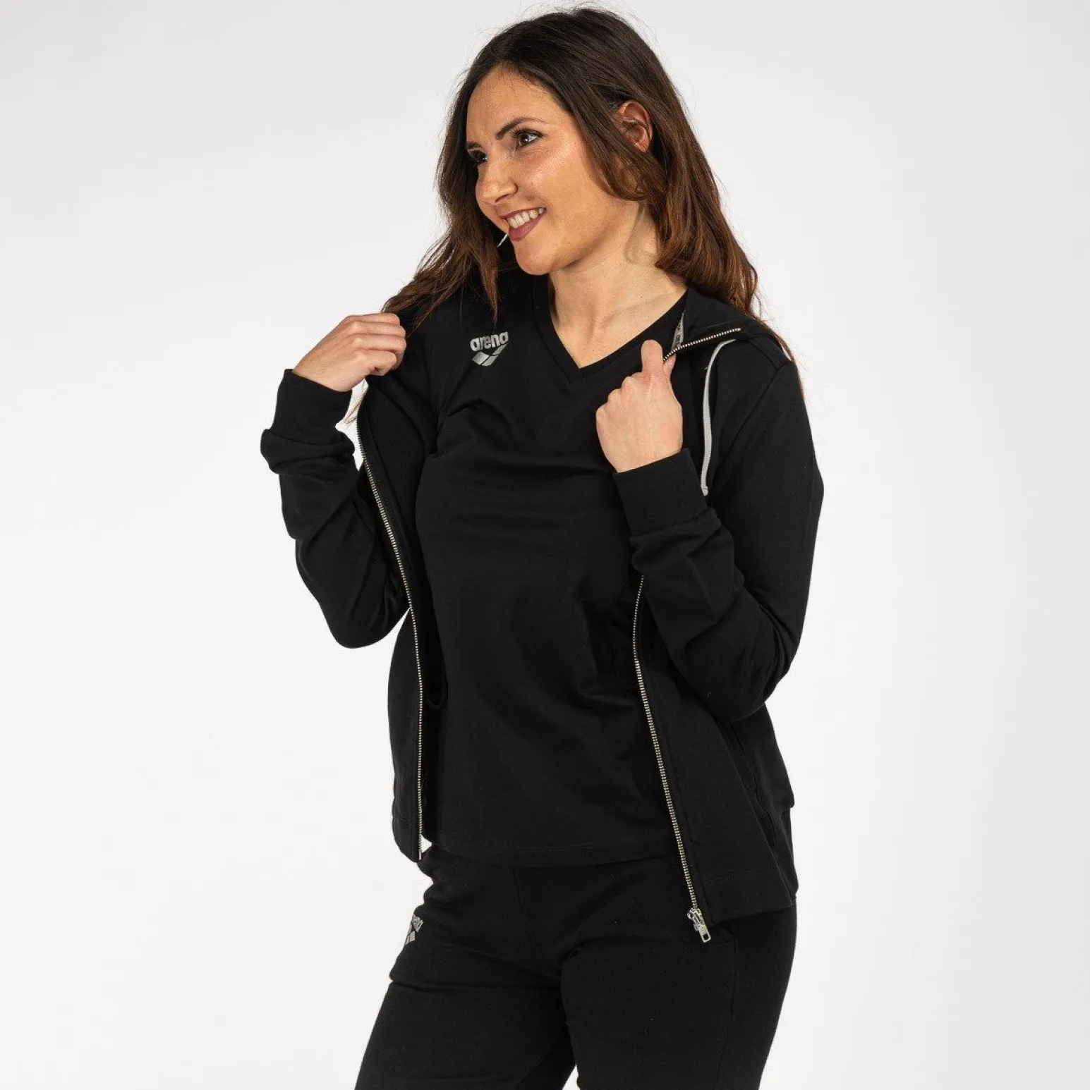 JACKET C/CAPP. PANEL BLACK