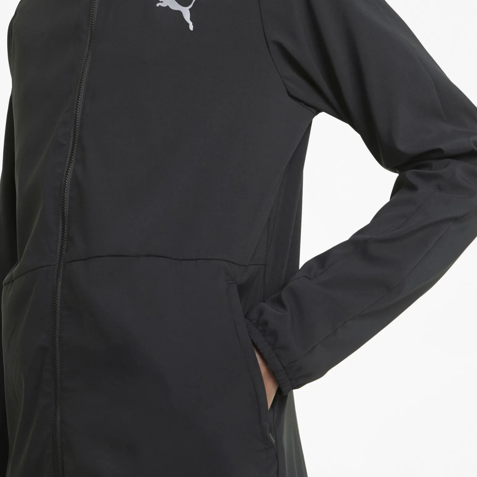 JACKET RUN FAVORITE WOVEN BLACK