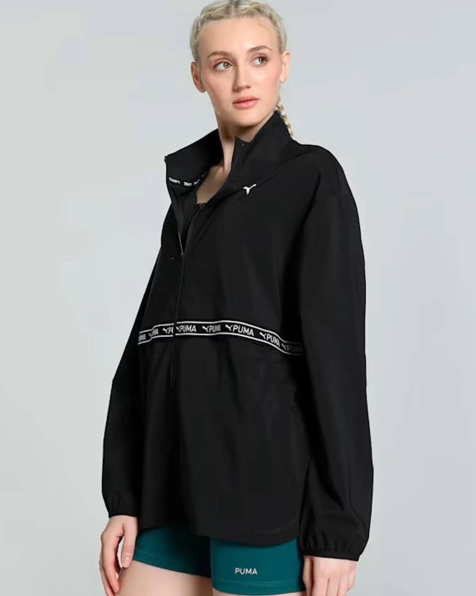 JACKET WOVEN ELASTIC Q4 BLACK