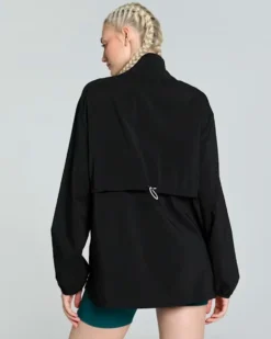 JACKET WOVEN ELASTIC Q4 BLACK