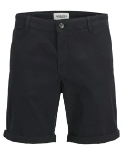 JACK&JONES - Bermuda chino Marco Arthur nero