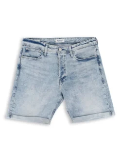 JACK&JONES - Bermuda di jeans Rick original blue denim