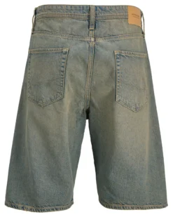 JACK & JONES - BERMUDA IN JEANS BAGGY ALEX BLUE DENIM DA UOMO