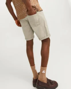 JACK&JONES - Bermuda panna 5 tasche