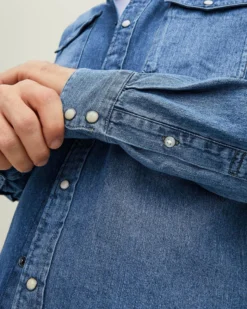 JACK&JONES - CAMICIA DI JEANS SLIM FIT