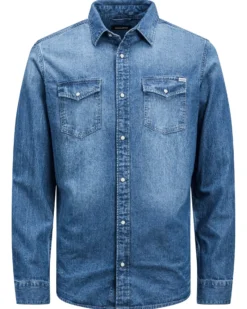 JACK&JONES - CAMICIA DI JEANS SLIM FIT