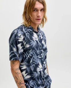 JACK&JONES - Camicia mezza manica Honolulu