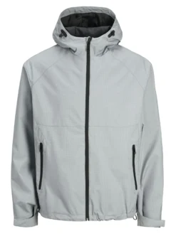 JACK & JONES - GIACCA SOFTSHELL GRIGIA UOMO