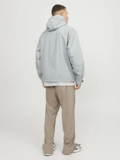 JACK & JONES - GIACCA SOFTSHELL GRIGIA UOMO